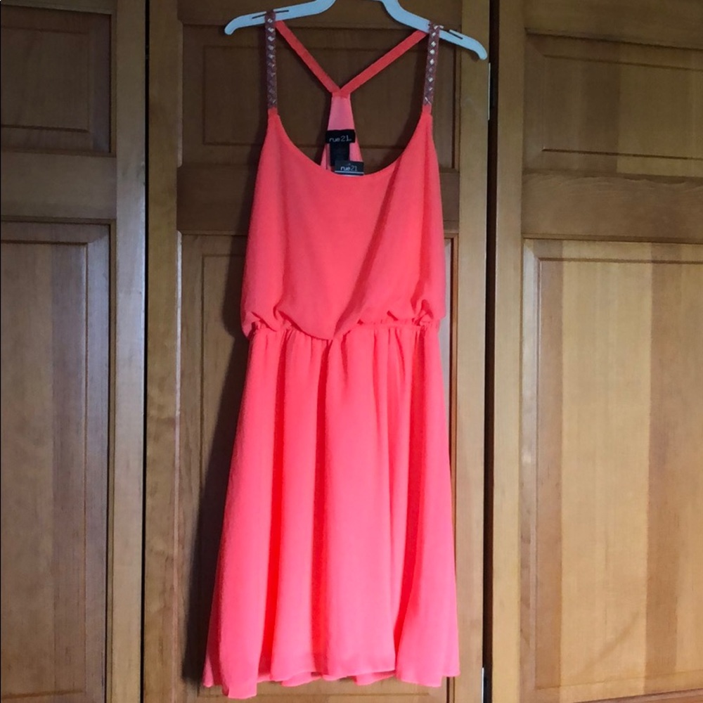 ⭐️B2G1⭐️ Rue21 Bright coral dress